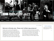 Tablet Screenshot of grimsbyjazz.com